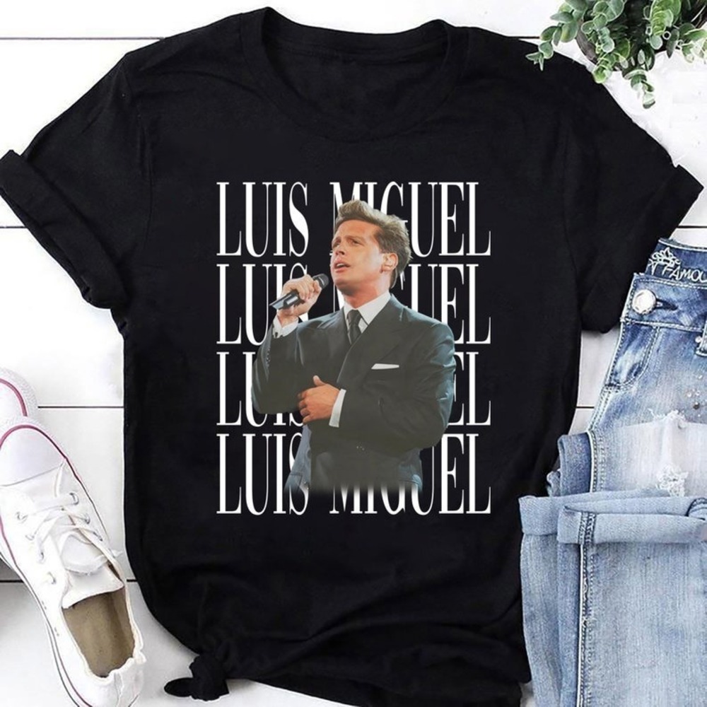 Luis Miguel Graphic T-Shirt Graphic Luis Miguel TourShirt